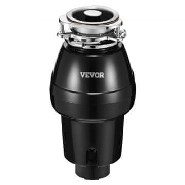 VEVOR Odstranjevalec odpadkov 1/2 KM neprekinjen za živilske odpadke 185x185x37 cm