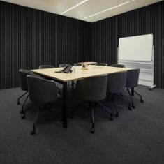 VEVOR Akustične penaste plošče 52 kosov 30x30x25 cm črne barve