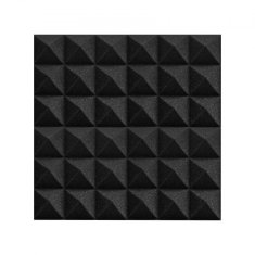 VEVOR Akustične pene plošče Piramida 30x30x5 cm Črna