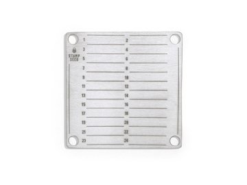 Stamp Seed titanova plošča za 24 besed