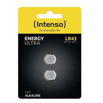 Intenso baterija LR43 Energy Ultra, 2kos
