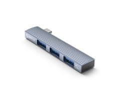 Orico USB-C hub s 3 vhodi, 1x USB 3.0, 2x USB 2.0, Alu, siv, AH-W13