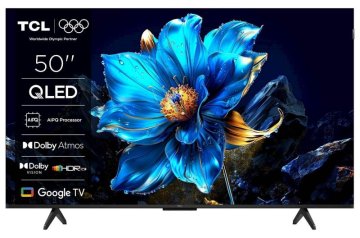 TCL 4K QLED TV 50P71K, Google TV, Dolby Vision & Atmos