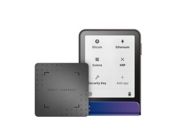 Ledger Flex z Recovery Key, denarnica za Bitcoin in druge kriptovalute, Neptune Blue