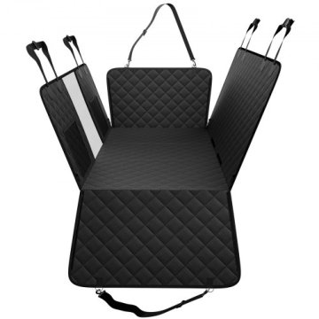 VEVOR Podaljšek zadnjega sedeža za pse 1310x630 mm črn