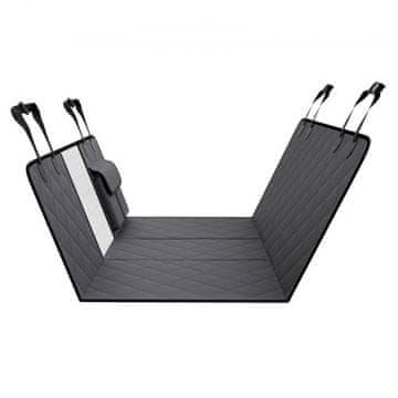 VEVOR Podaljšek zadnjega sedeža za pse 1370x610 mm siva