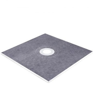 VEVOR Komplet za rob prhe 48x48 cm siva