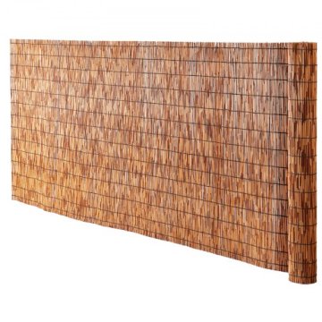 VEVOR Reed ograja 5x12 m rjava