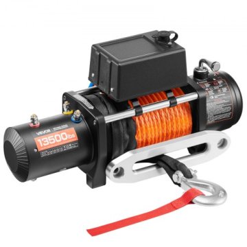 VEVOR Električna vitel 537x16x218 cm 61235 kg Sintetično vrv Nepremočljiv Daljinski upravljalnik