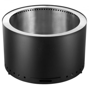 VEVOR Zunanji kamin za ogenj 711x45 cm črne barve