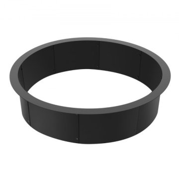 VEVOR Obroč za ogenj 1143x991x254 cm Črn