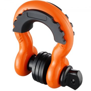 VEVOR D-obročna sponka 19 mm z vijakom 222 mm oranžna