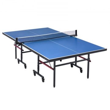 VEVOR Namizni tenis miza 274x1525x76 cm Zložljiva Notranja 18 mm površina mize