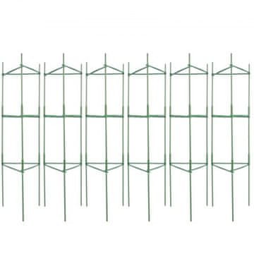 VEVOR Podpora za rastline zložljiva 32x32x123 cm zelena opora za paradižnik