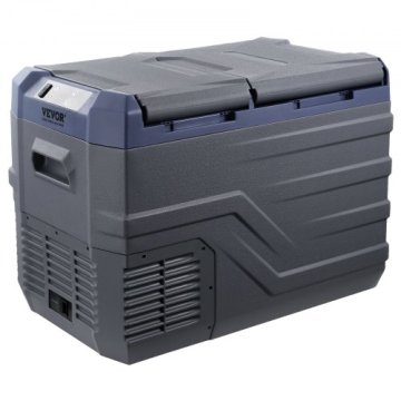 VEVOR Avtomobilski hladilnik 32 L prenosni zamrzovalnik z dvema conama nastavljiv 618x376x442 cm