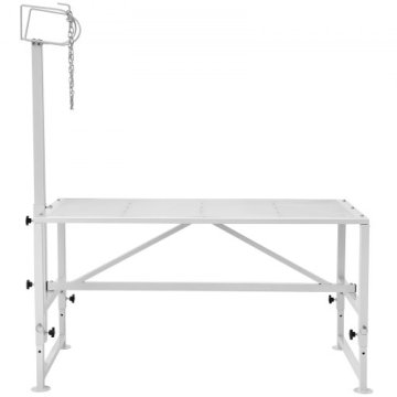 VEVOR Stojalo za živino nastavljive višine 1195x584x1740 mm belo