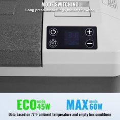 VEVOR Avtomobilski hladilnik J25 586x32x37 cm 25 L