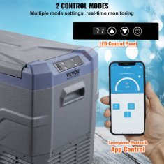 VEVOR Avtomobilski hladilnik 45 L 618x376x514 cm prenosni zamrzovalnik