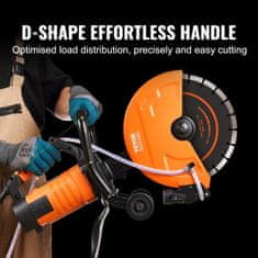 VEVOR Betonska žaga DC305 720x240x330 mm 2800W