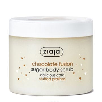 Ziaja Čokoladni sladkorni piling za telo Chocolate Fusion 300 ml