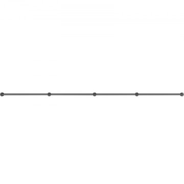VEVOR Ograja za stopnice 3962 cm črna