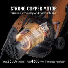 VEVOR Betonska žaga DC355 72x24x33 cm 356 cm rezilo