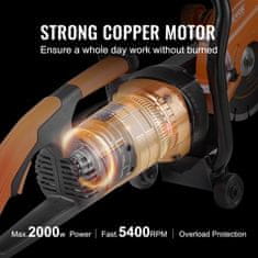 VEVOR Betonska žaga DC180 660x220x325 mm 63 mm globina rezanja