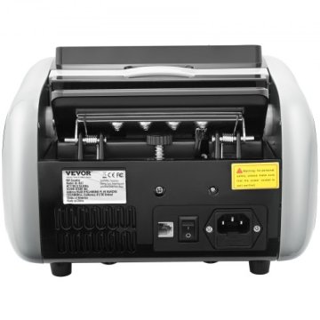 VEVOR Stroj za štetje denarja K07 279x244x158 cm Črn