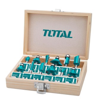 Total One-Stop Tools 12 delni set rezkarjev (12 mm) (TACSR2121)