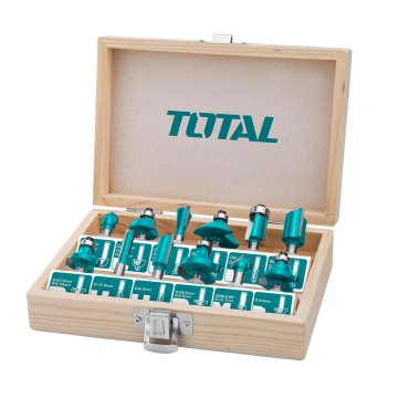Total One-Stop Tools 12 delni set rezkarjev (8 mm) (TACSR1121)
