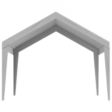 VEVOR Nadstrešek za avtopralnico nadomestna prevleka 6100x3640x950 mm siva