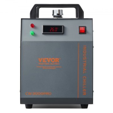 VEVOR Industrijski vodni hladilnik CW-3000 PRO 150W 12L rezervoar 18 L/min pretok