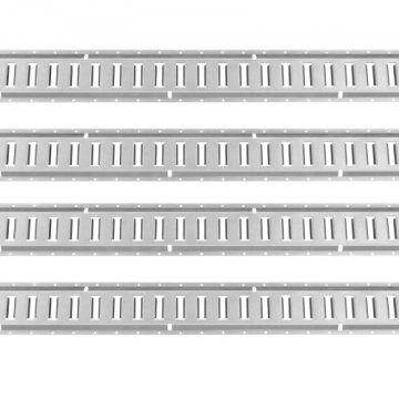 VEVOR Komplet za pritrdilno tirnico 24-delni E tirni set 1524 mm dolžina jeklo
