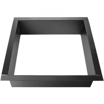 VEVOR Obroč za ogenj 36x36x98 cm Črn