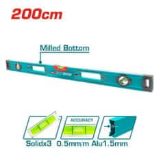 Total One-Stop Tools Vodna tehtnica/libela 200cm / INDUSTRIAL (TMT220028)