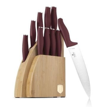 Berlingerhaus Komplet nožev s stojalom BH-2980 BAMBOO 10 pcs Leonardo Collection