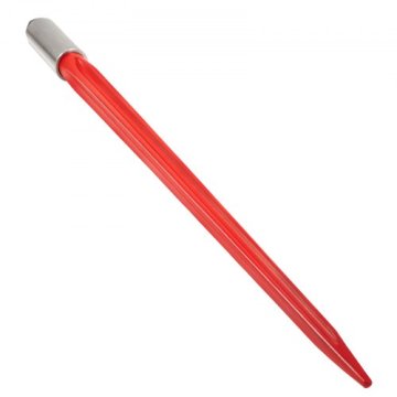 VEVOR Vilež za seno 81 cm dolžina 36 cm premer rdeča