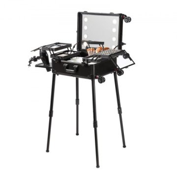 VEVOR Kozmetični kovček za pot TD3605 1030x510x1360 mm Črn