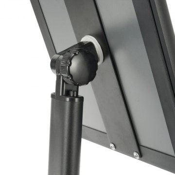 VEVOR Stojalo za znak SW-05 1250x335x295 mm Črno