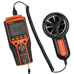 VEVOR Anemometer EM2250 188x92x40 mm Črn