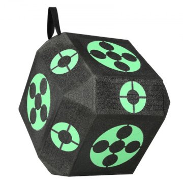 VEVOR Lokostrelski tarča 381x381x381 cm Črna