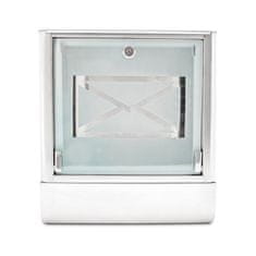 Northix Poštni nabiralnik iz nerjavečega jekla z okencem