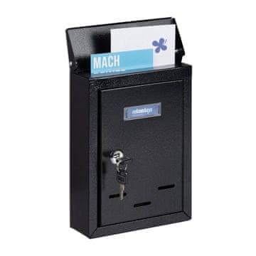 Northix Kovinski poštni nabiralnik z imensko tablico