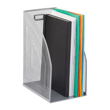 Northio Kovinski zbiralnik za revije A4 mrežast 30x25x10 cm