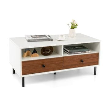Northix Klubska mizica z 2 predaloma 95x48x45 cm MDF in visoka nosilnost