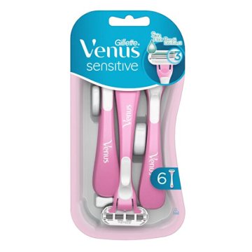 Gillette Venus Sensitive brivniki za enkratno uporabo 6 kosov