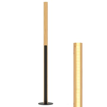 Northix Bambusova LED talna svetilka, zatemnljiva, 122 cm