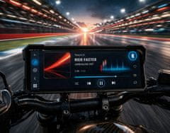 Farrot Motoristična navigacija M780 8.1" CarPlay Android Auto Wireless zaslon za motor GPS Bluetooth IPX8 vodoodporen