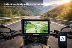 Farrot M770 7” Moto Navigacija z Wireless CarPlay & Android Auto, Dual Bluetooth, IPX8 Vodoodporna