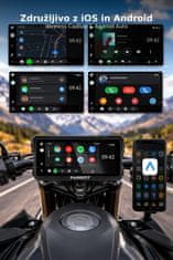 Farrot M770 7” Moto Navigacija z Wireless CarPlay & Android Auto, Dual Bluetooth, IPX8 Vodoodporna